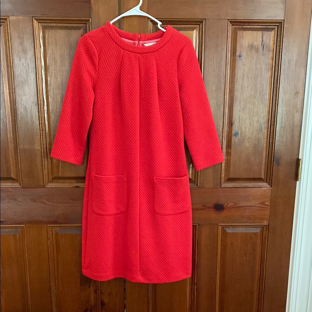 Boden Casual Dress in Vibrant Red